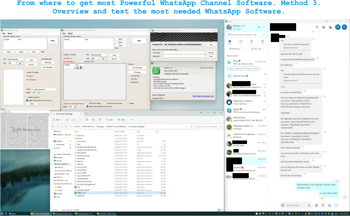 From where to get most Powerful WhatsApp Channel Software. Method 3.  Overview and test the most needed WhatsApp Software.